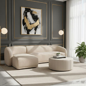   Curved Back Sectional Sofa | Oroa.com