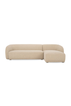 Curved Back Sectional Sofa | Novi Living Faye | Oroa.com