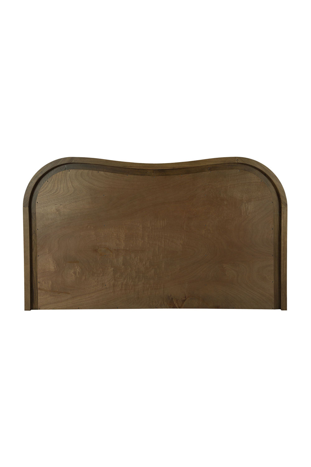 Modern European furniture - Brown Wave Headboard Bed - www.oroa.com