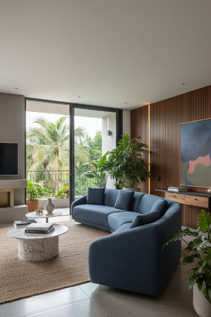 Modern European furniture - Contemporary Modular 3-Piece Sofa - www.oroa.com