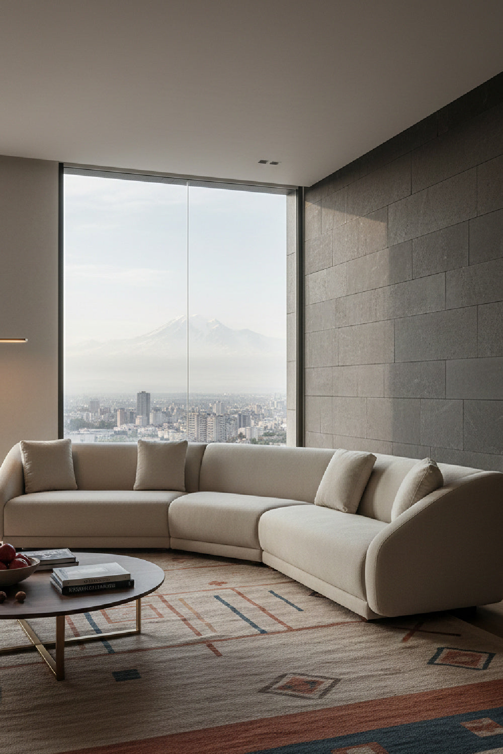 Modern European furniture - Minimalist Sectional Sofa - www.oroa.com