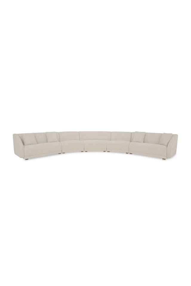 Modern European furniture - 5-Piece Modular Sofa - www.oroa.com