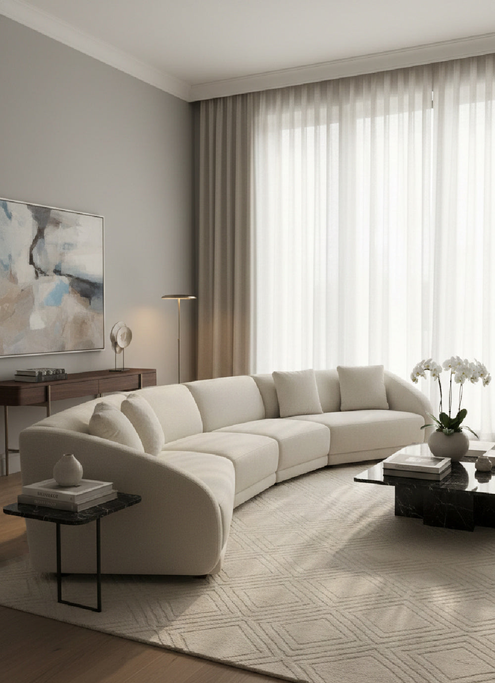  Modern European furniture - 5-Piece Modular Sofa - www.oroa.com | Oroa.com