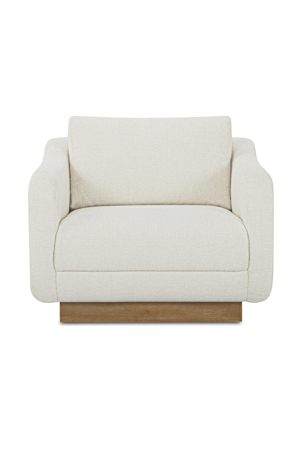 Wooden Base Lounge Chair | Novi Living Keane | Oroa.com
