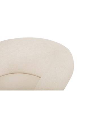 White Tub-Style Accent Chair | Novi Living Jones | Oroa.com