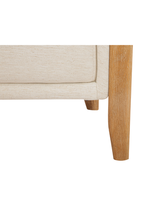 White Tub-Style Accent Chair | Novi Living Jones | Oroa.com