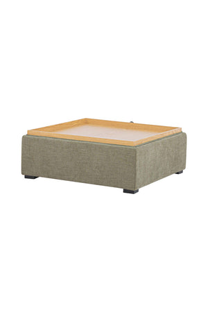   Modern European furniture - Square Tray Storage Ottoman - www.oroa.com | Oroa.com