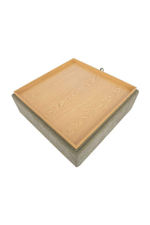   Modern European furniture - Square Tray Storage Ottoman - www.oroa.com | Oroa.com