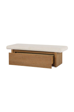   Modern European furniture - Chenille Storage Bench - www.oroa.com | Oroa.com