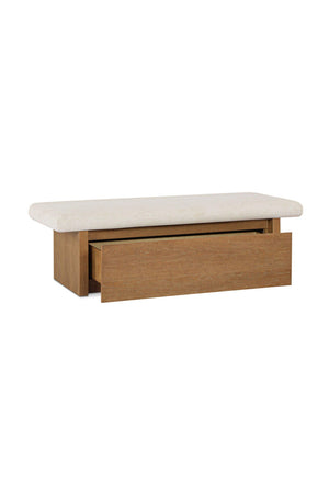   Modern European furniture - Chenille Storage Bench - www.oroa.com | Oroa.com