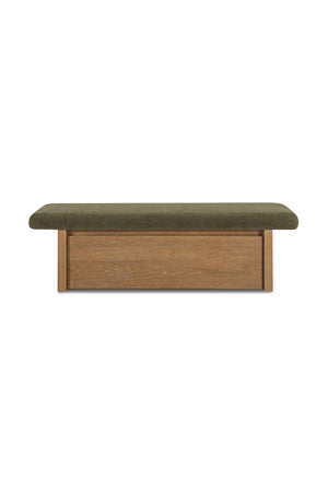   Modern European furniture - Chenille Storage Bench - www.oroa.com | Oroa.com