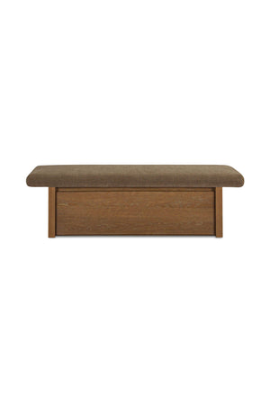   Modern European furniture - Chenille Storage Bench - www.oroa.com | Oroa.com