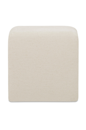 Linen Blend Square Stool | Novi Living Aidy | Oroa.com