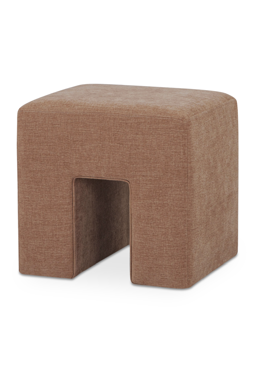 Linen Blend Square Stool | Novi Living Aidy | Oroa.com