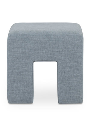 Linen Blend Square Stool | Novi Living Aidy | Oroa.com