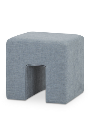 Linen Blend Square Stool | Novi Living Aidy | Oroa.com