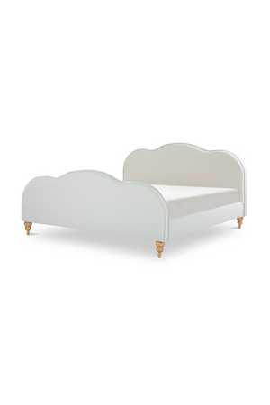   Wavy Design Cream Bed | Oroa.com