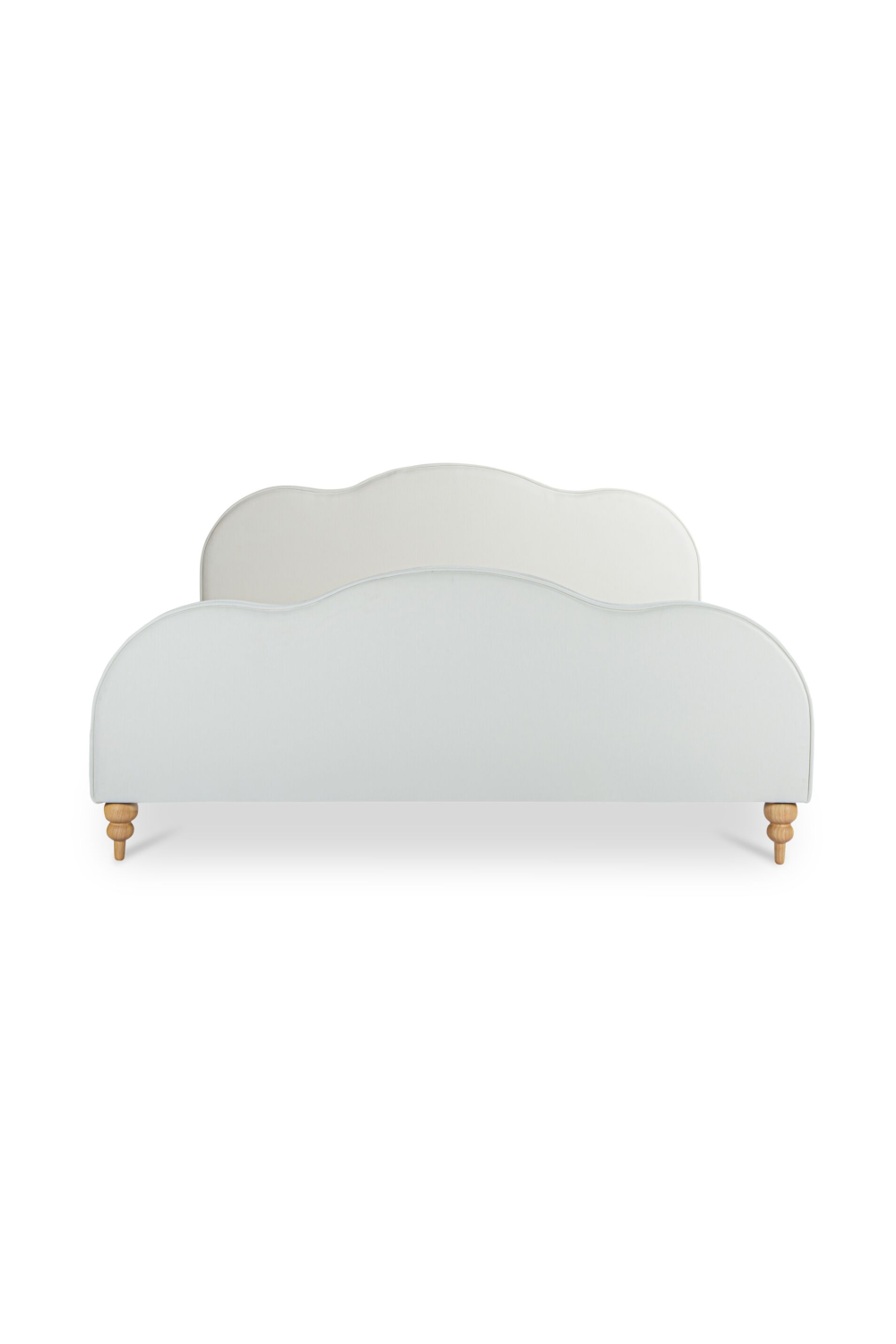   Wavy Design Cream Bed | Oroa.com