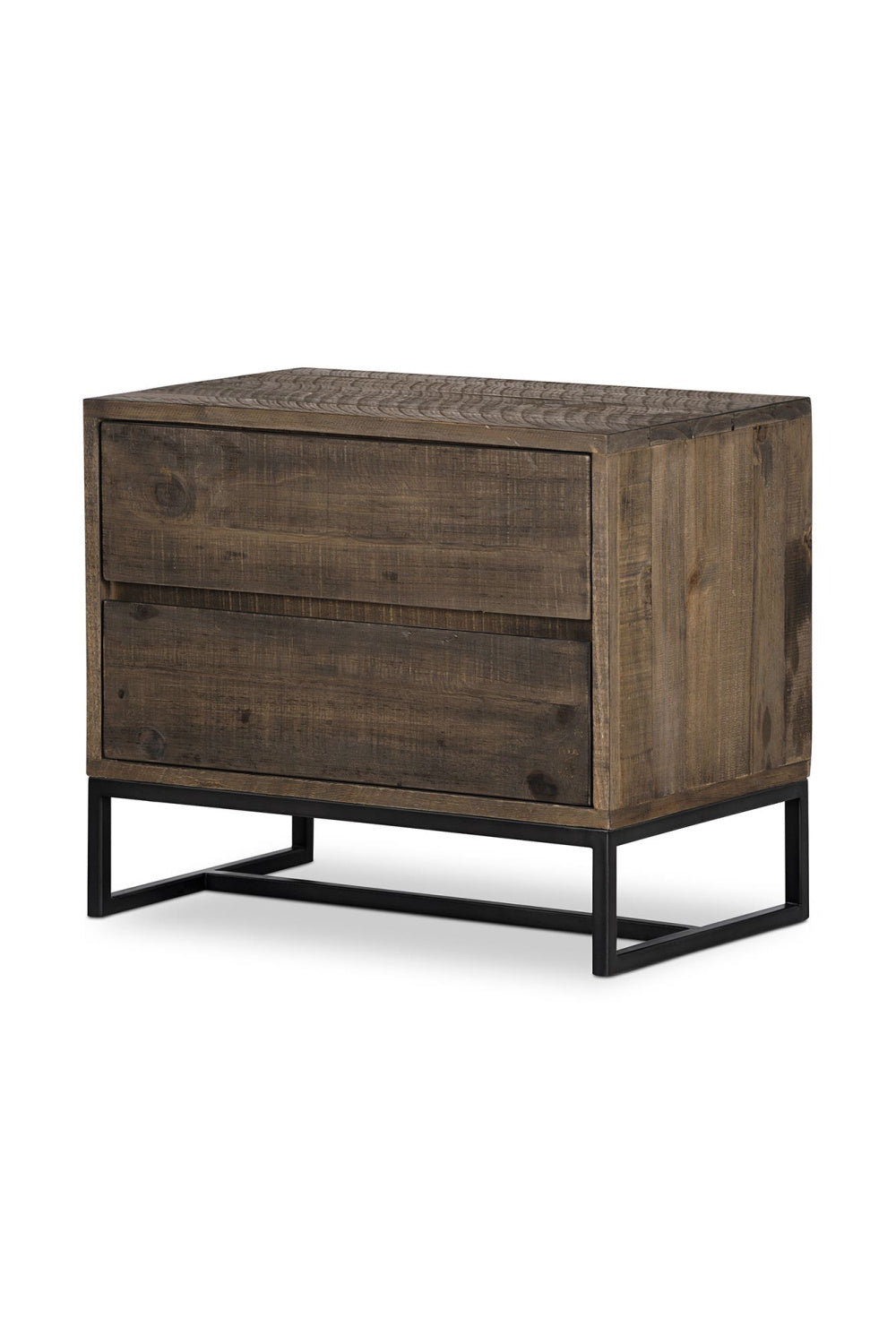 Modern European furniture - Rustic Modern Nightstand - www.oroa.com