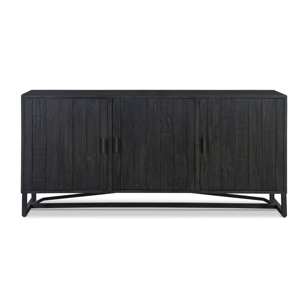 Slatted Pine 3-Door Sideboard | Novi Living Sierra | Oroa.com