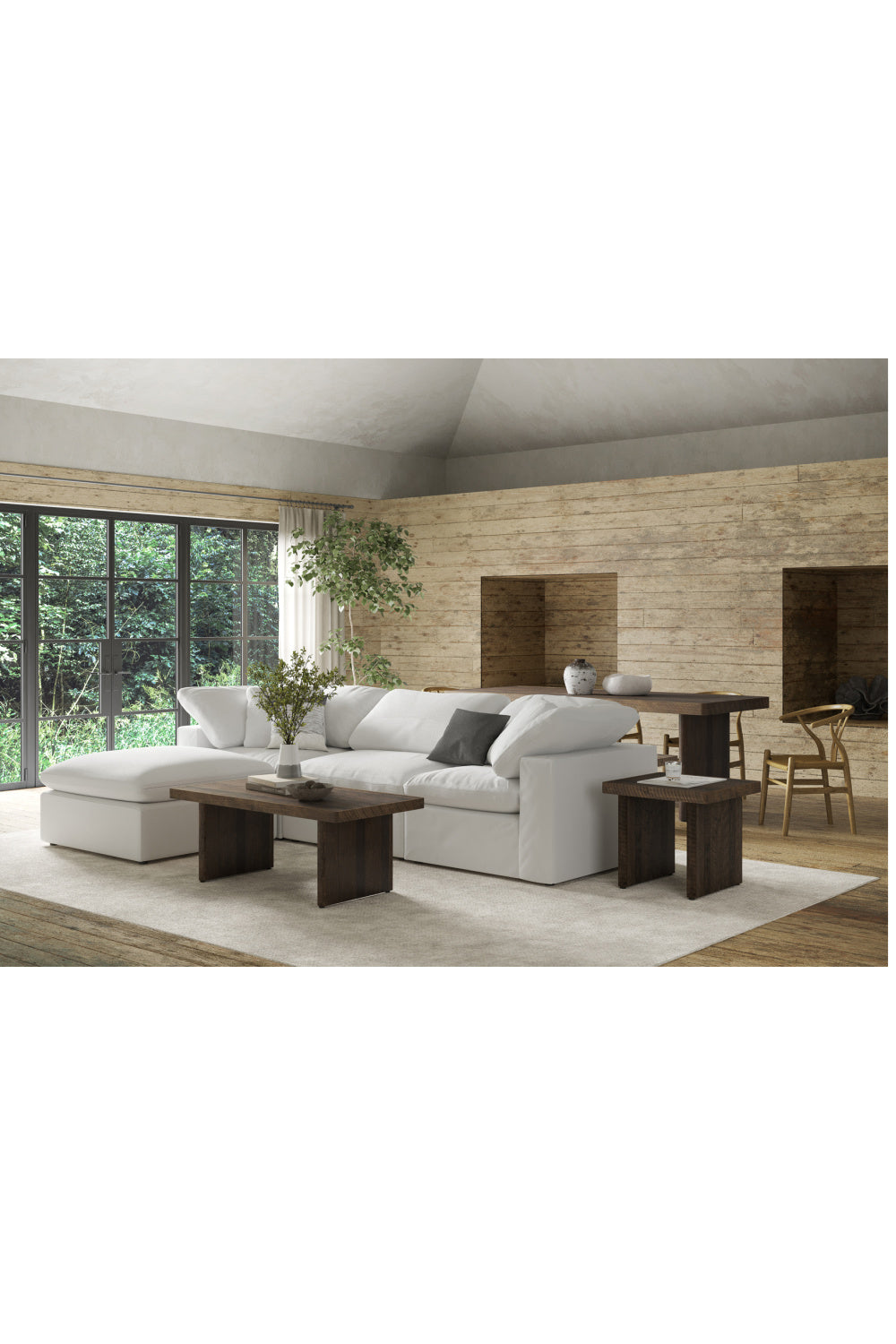 Modern European furniture - Matte Pine Coffee Table - www.oroa.com