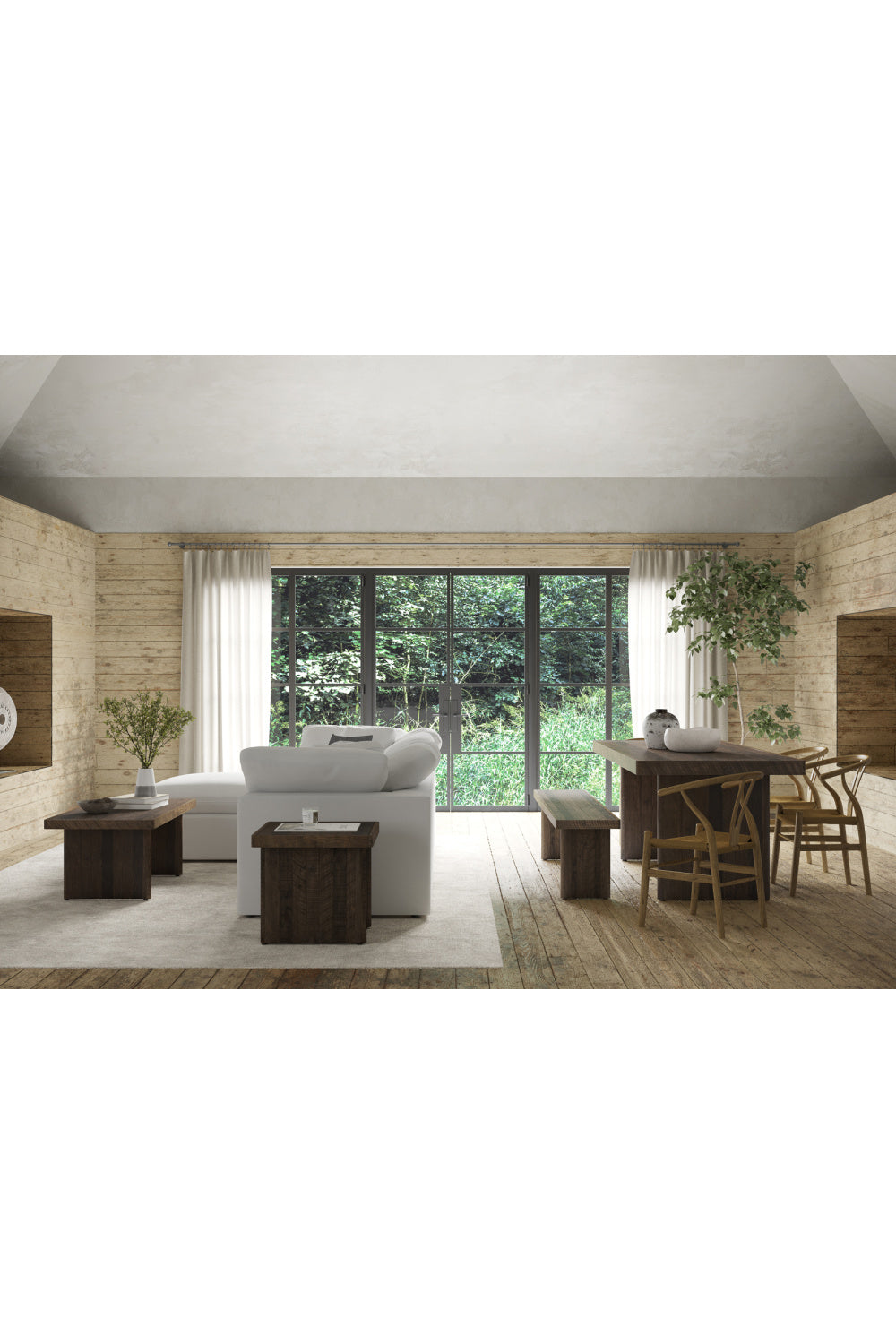 Modern European furniture - Matte Pine Coffee Table - www.oroa.com