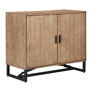 Modern or European furniture - Slatted Pine 2-Door Cabinet - link to oroa.com