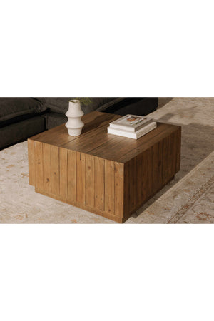 Modern European furniture - Natural Pine Coffee Table - www.oroa.com