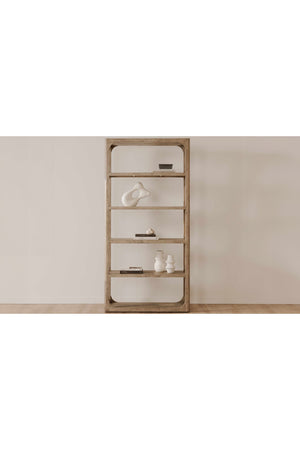 Modern European furniture - Pine Wood Bookshelf - www.oroa.com