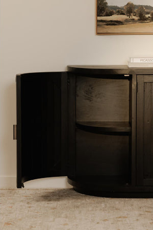 Pine Wood 4-Door Sideboard | Novi Living Nicola | Oroa.com