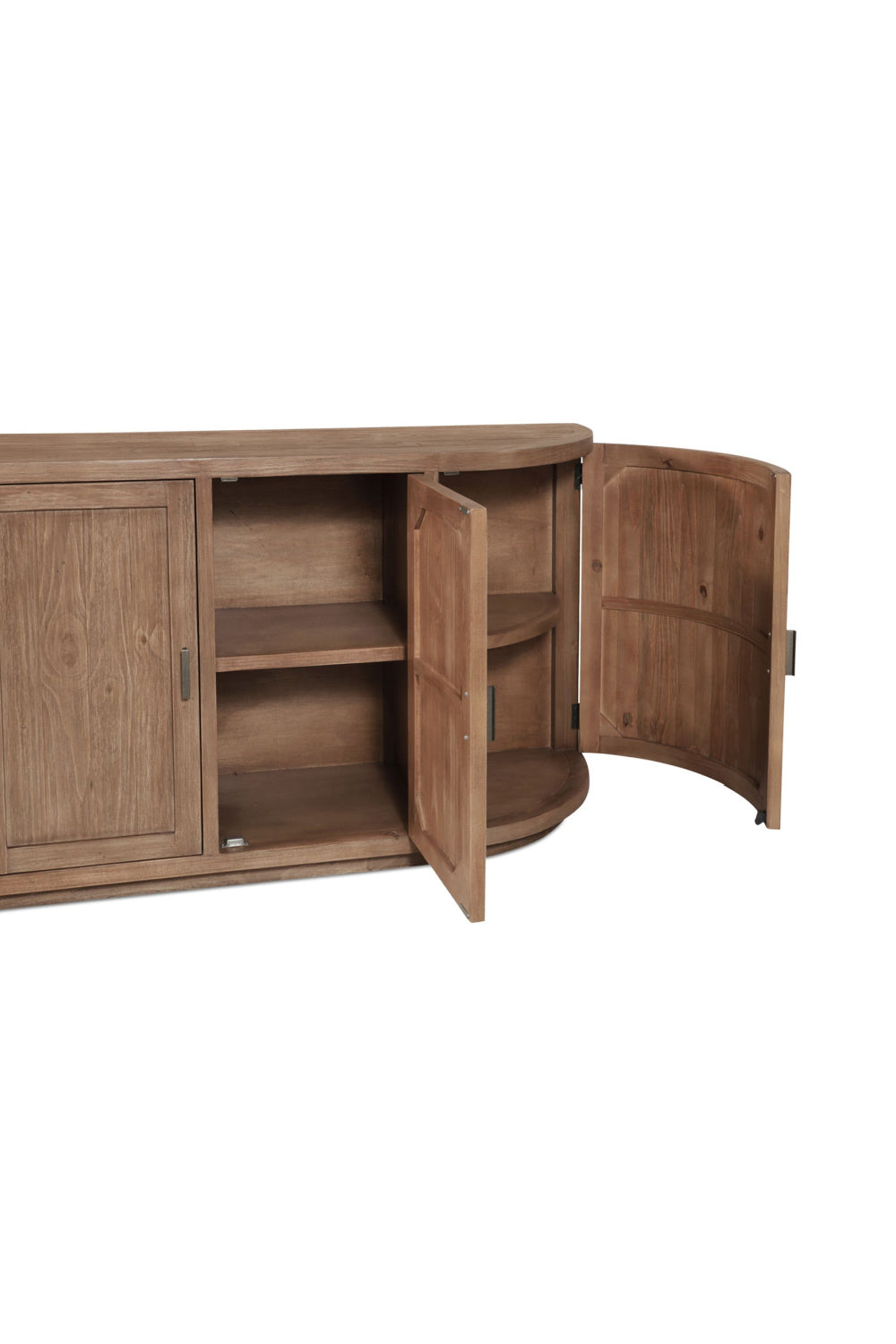 Pine Wood 4-Door Sideboard | Novi Living Nicola | Oroa.com