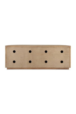 Pine Wood 4-Door Media Cabinet | Novi Living Nicola | Oroa.com