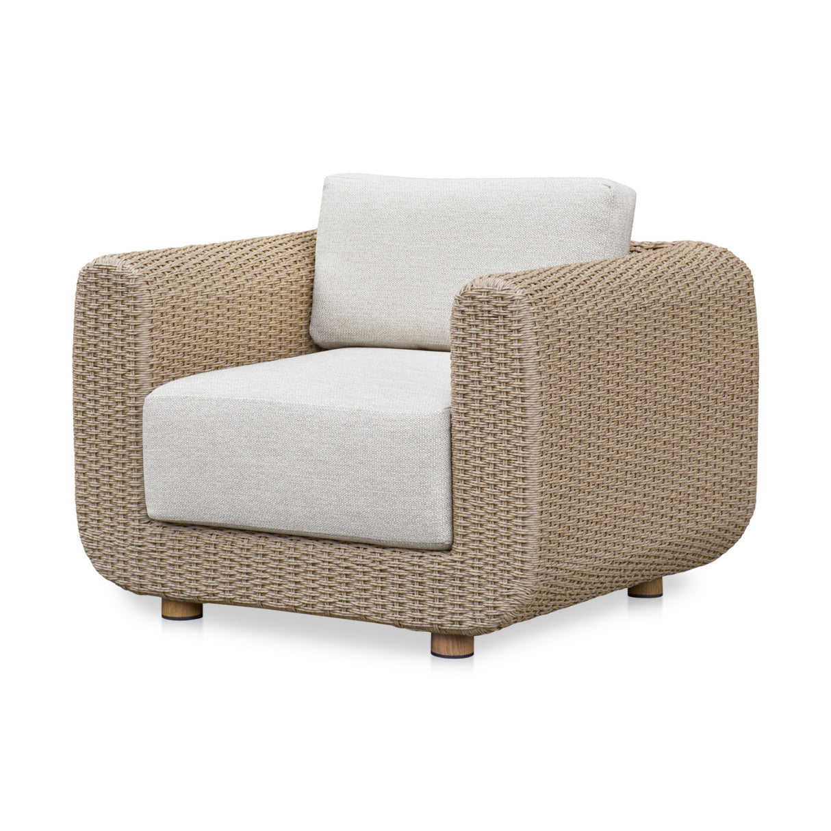Modern European furniture - Wicker-Look Indoor/Outdoor Accent Chair - www.oroa.com