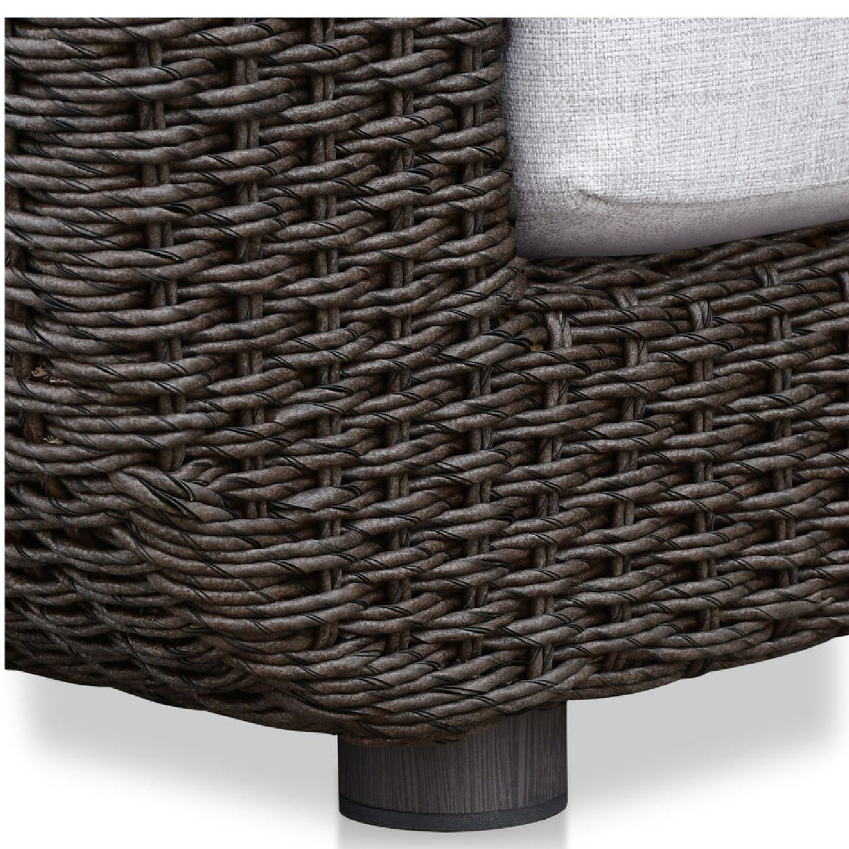 Modern European furniture - Wicker Framed Indoor/Outdoor Sofa - www.oroa.com