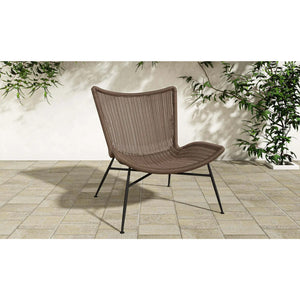   Modern European furniture - Brown Wicker Outdoor Accent Chair - www.oroa.com | Oroa.com
