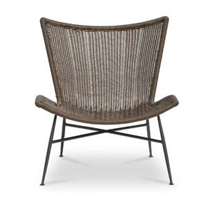   Modern European furniture - Brown Wicker Outdoor Accent Chair - www.oroa.com | Oroa.com