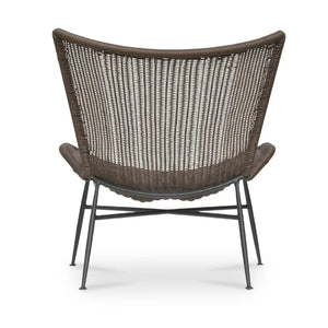  Modern European furniture - Brown Wicker Outdoor Accent Chair - www.oroa.com | Oroa.com