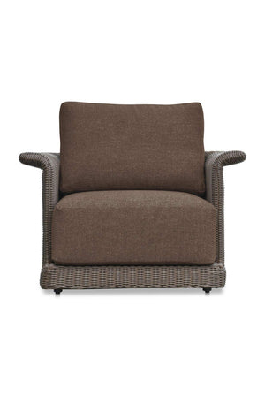   Modern European furniture - Curved Arm Wicker Outdoor Chair - www.oroa.com | Oroa.com