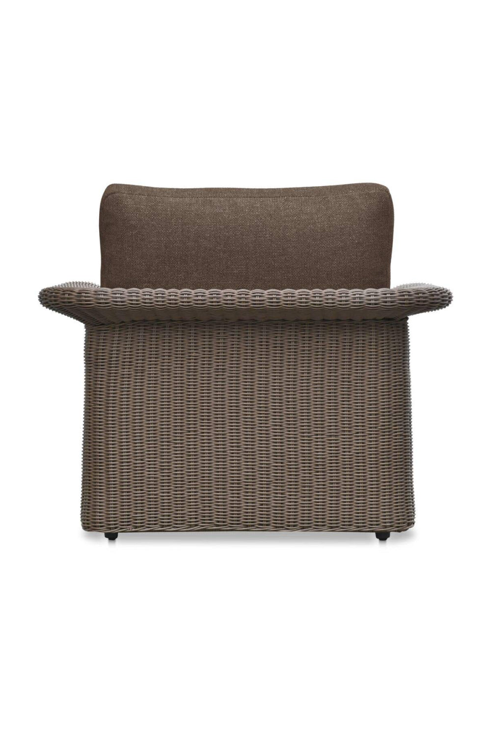  Modern European furniture - Curved Arm Wicker Outdoor Chair - www.oroa.com | Oroa.com