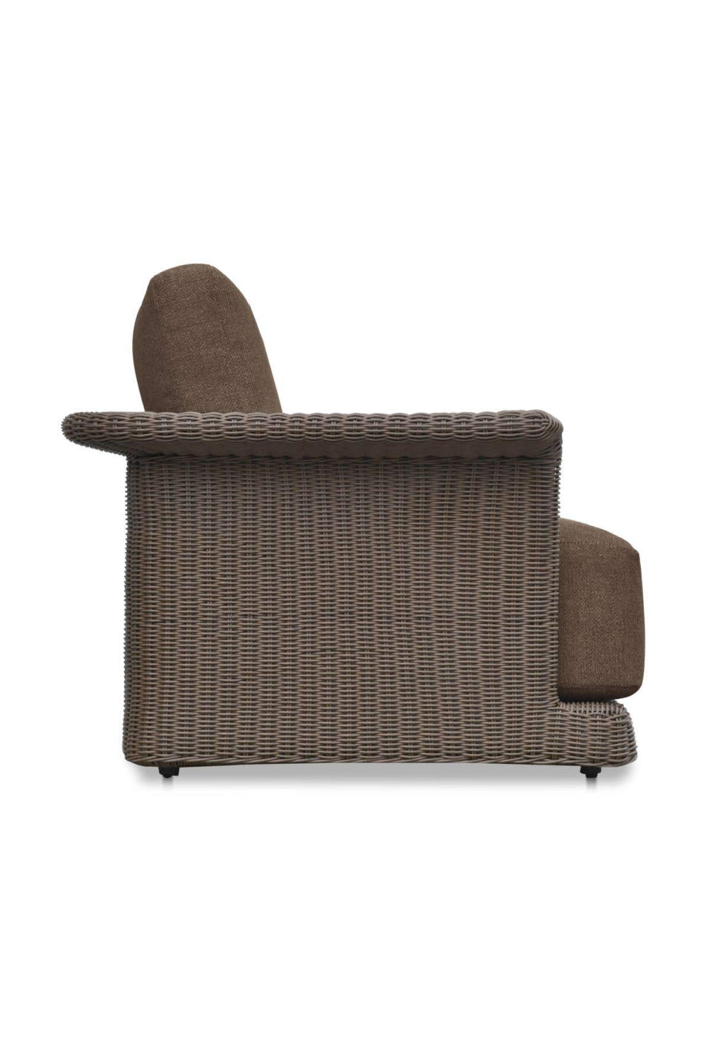   Modern European furniture - Curved Arm Wicker Outdoor Chair - www.oroa.com | Oroa.com