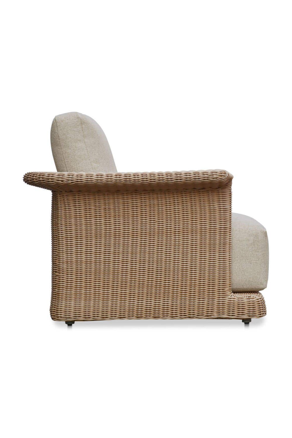   Modern European furniture - Curved Arm Wicker Outdoor Chair - www.oroa.com | Oroa.com