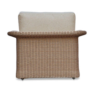   Modern European furniture - Curved Arm Wicker Outdoor Chair - www.oroa.com | Oroa.com