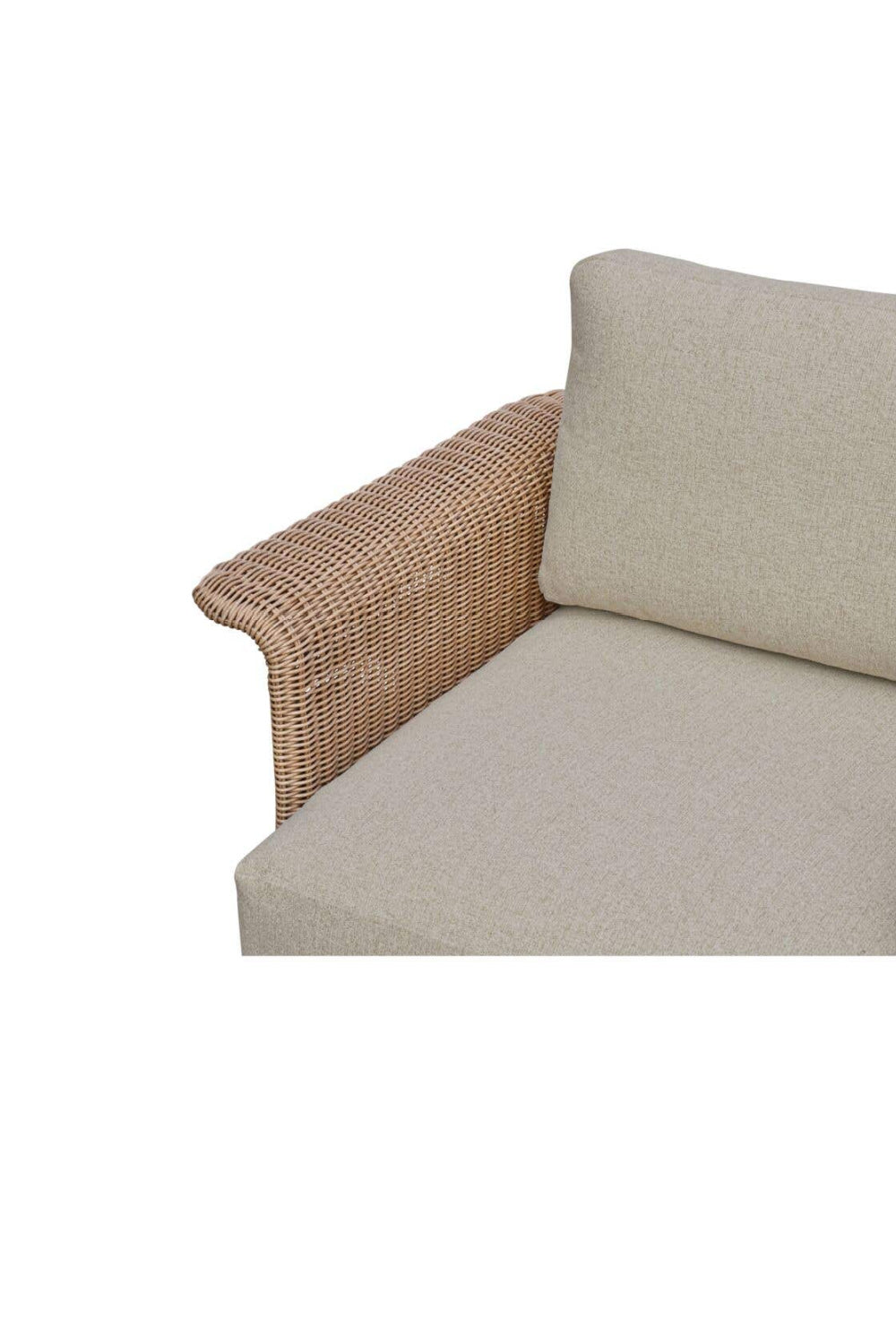   Modern European furniture - Curved Arm Wicker Outdoor Chair - www.oroa.com | Oroa.com