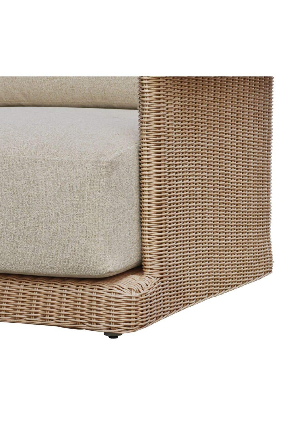   Modern European furniture - Curved Arm Wicker Outdoor Chair - www.oroa.com | Oroa.com