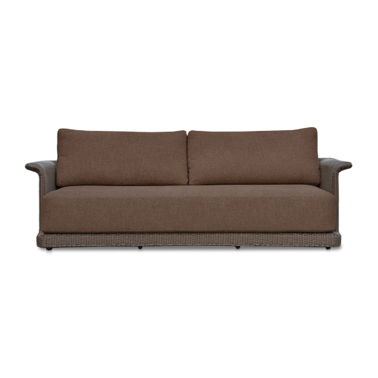   Modern European furniture - Curved Arm Wicker Outdoor Sofa - www.oroa.com | Oroa.com