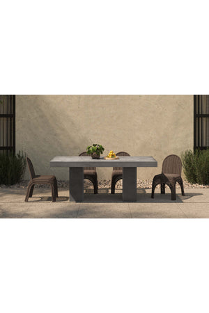   Modern European furniture - Classic Wicker Outdoor Dining Chairs (2) - www.oroa.com | Oroa.com
