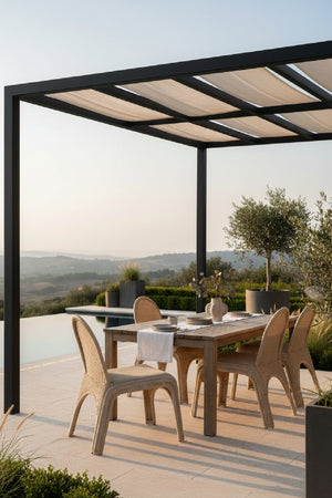   Modern European furniture - Classic Wicker Outdoor Dining Chairs (2) - www.oroa.com | Oroa.com