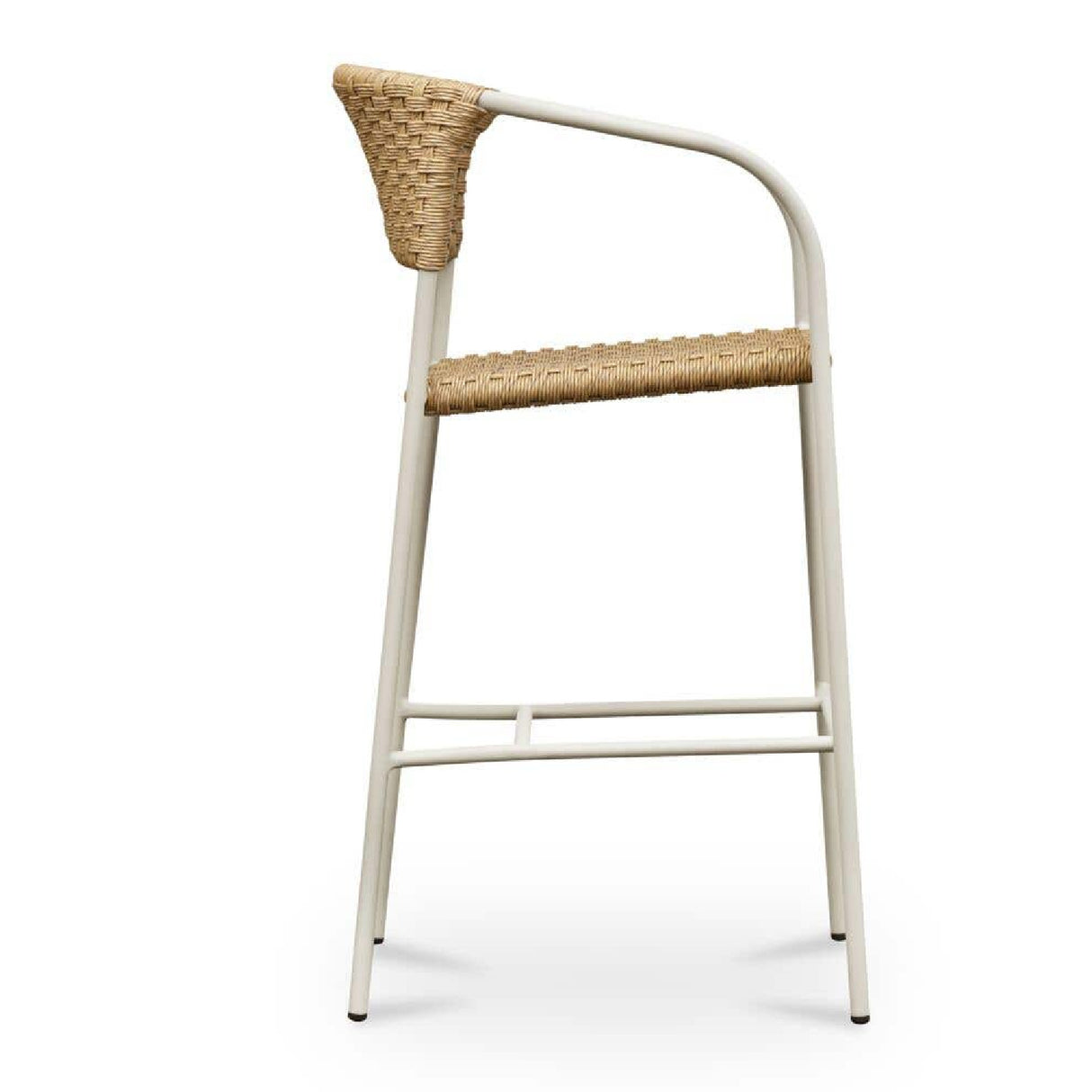 Modern European furniture - Basketweave Outdoor Bar Stool - www.oroa.com