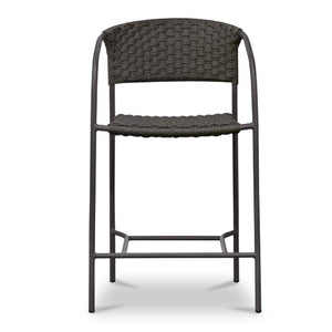 Modern European furniture - Basketweave Outdoor Counter Chair - www.oroa.com