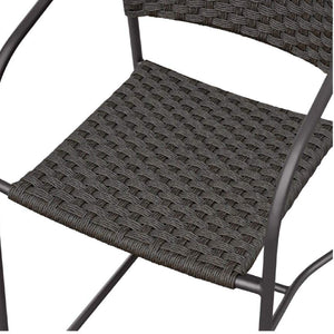 Modern European furniture - Basketweave Outdoor Counter Chair - www.oroa.com